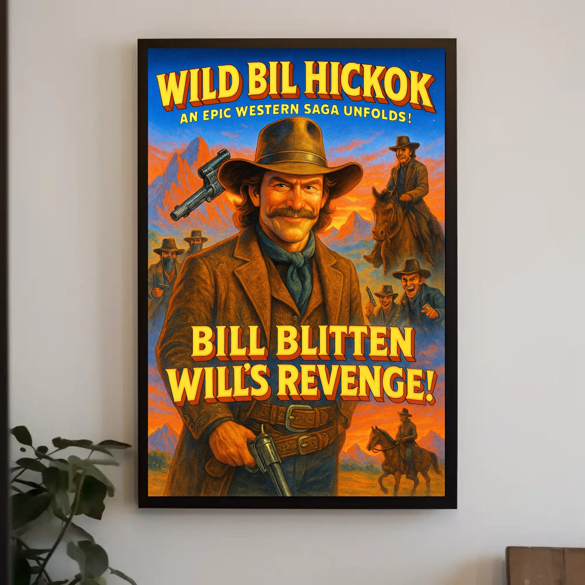 Wild Bill Hickok An Epic Western Saga Poster PosterGoat