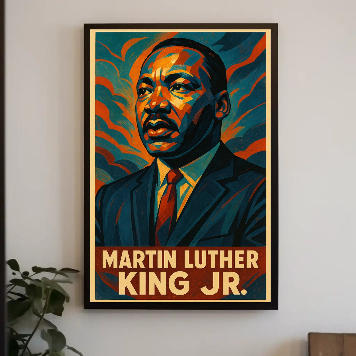 Martin Luther King Jr. A Visionary Poster