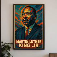 Martin Luther King Jr. A Visionary Poster