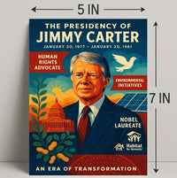 Jimmy Carter Era of Transformation Poster Wall Art PosterGoat