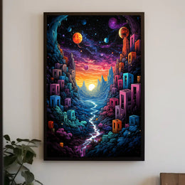 Cosmic Dreamscape Poster PosterGoat