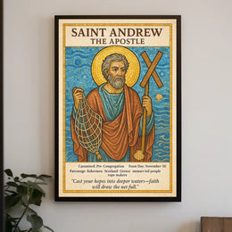 Saint Andrew the Apostle Poster PosterGoat