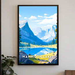 Scenic Mammoth Lakes Travel Poster