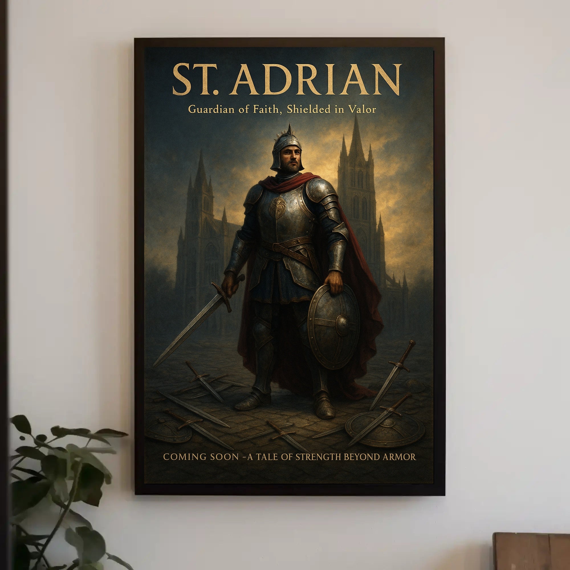 St. Adrian Guardian of Faith Poster PosterGoat
