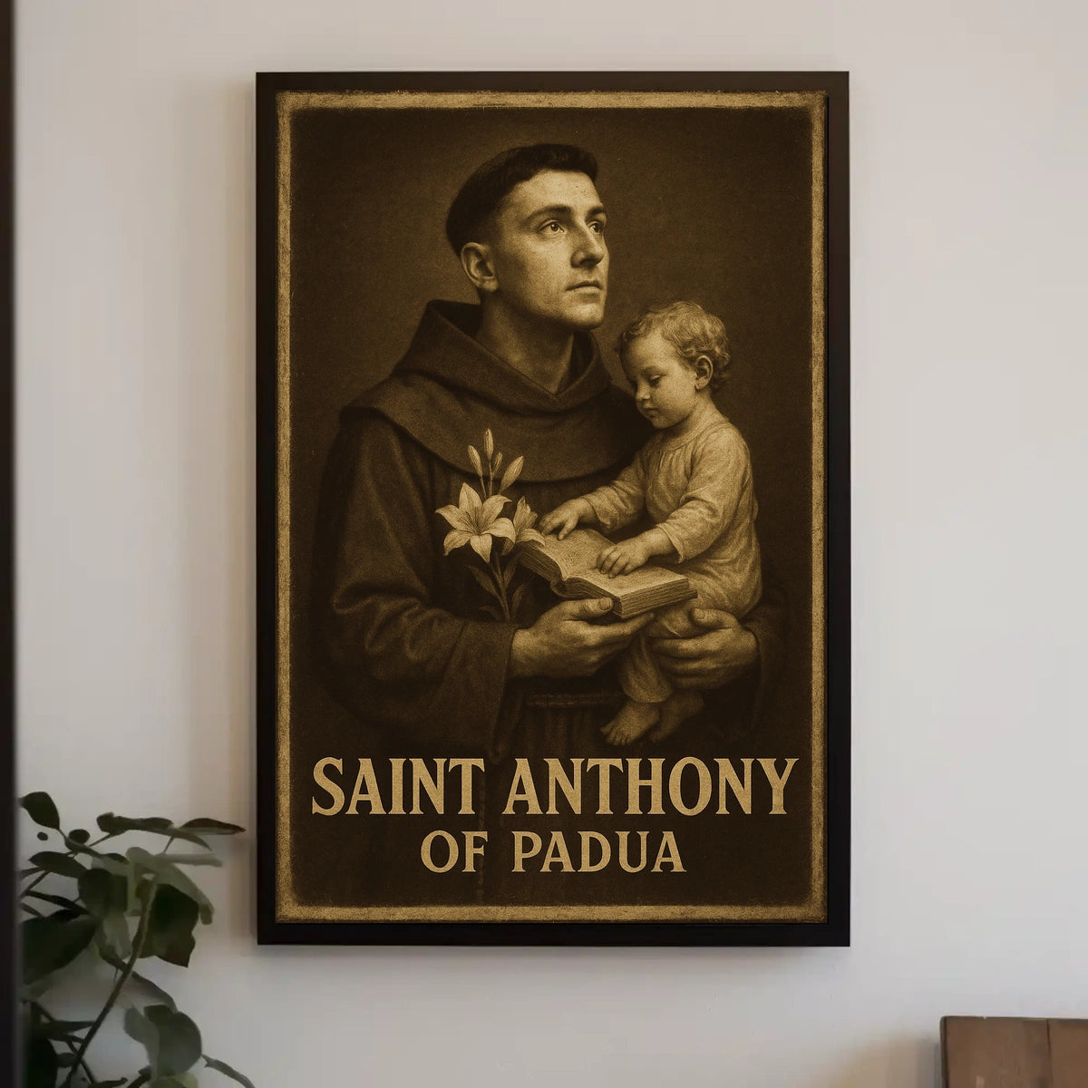 Saint Anthony Of Padua Poster