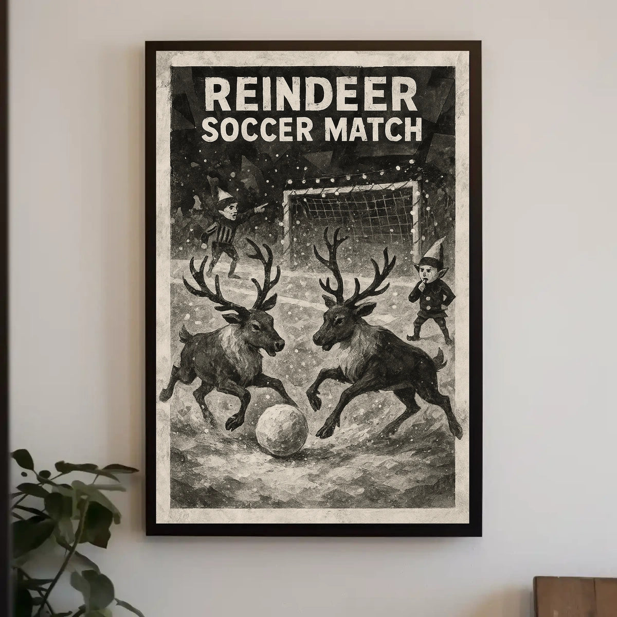 Reindeer Soccer Extravaganza Poster