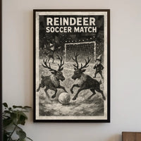 Reindeer Soccer Extravaganza Poster