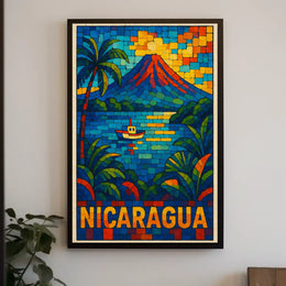 Nicaragua Travel Poster