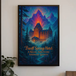 Banff Springs Hotel A Regal Sanctuary Poster