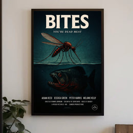 Bites You’re Dead Meat Poster PosterGoat