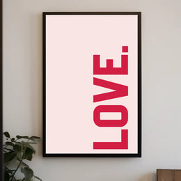 Bold Minimalist Typography Art Print - Abstract or Artistic Poster PosterGoat