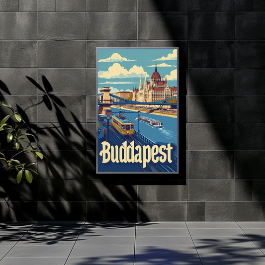 Budapest Cityscape Poster