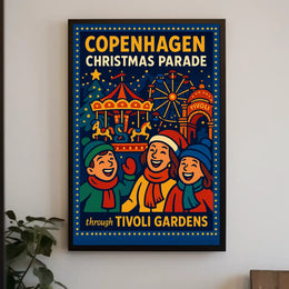 Copenhagen Christmas Parade Poster