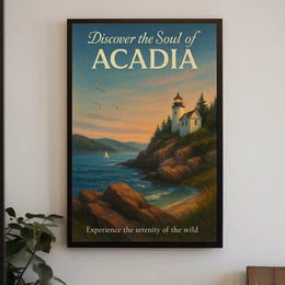 Discover the Soul of Acadia Poster