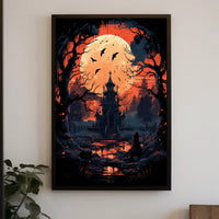 Haunted Mansion Under The Blood Moon Poster
