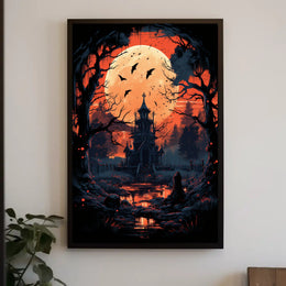 Haunted Mansion Under The Blood Moon Poster