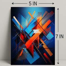 Dynamic Geometric Abstraction Abstract Poster PosterGoat