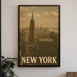 New York City Skyline Poster