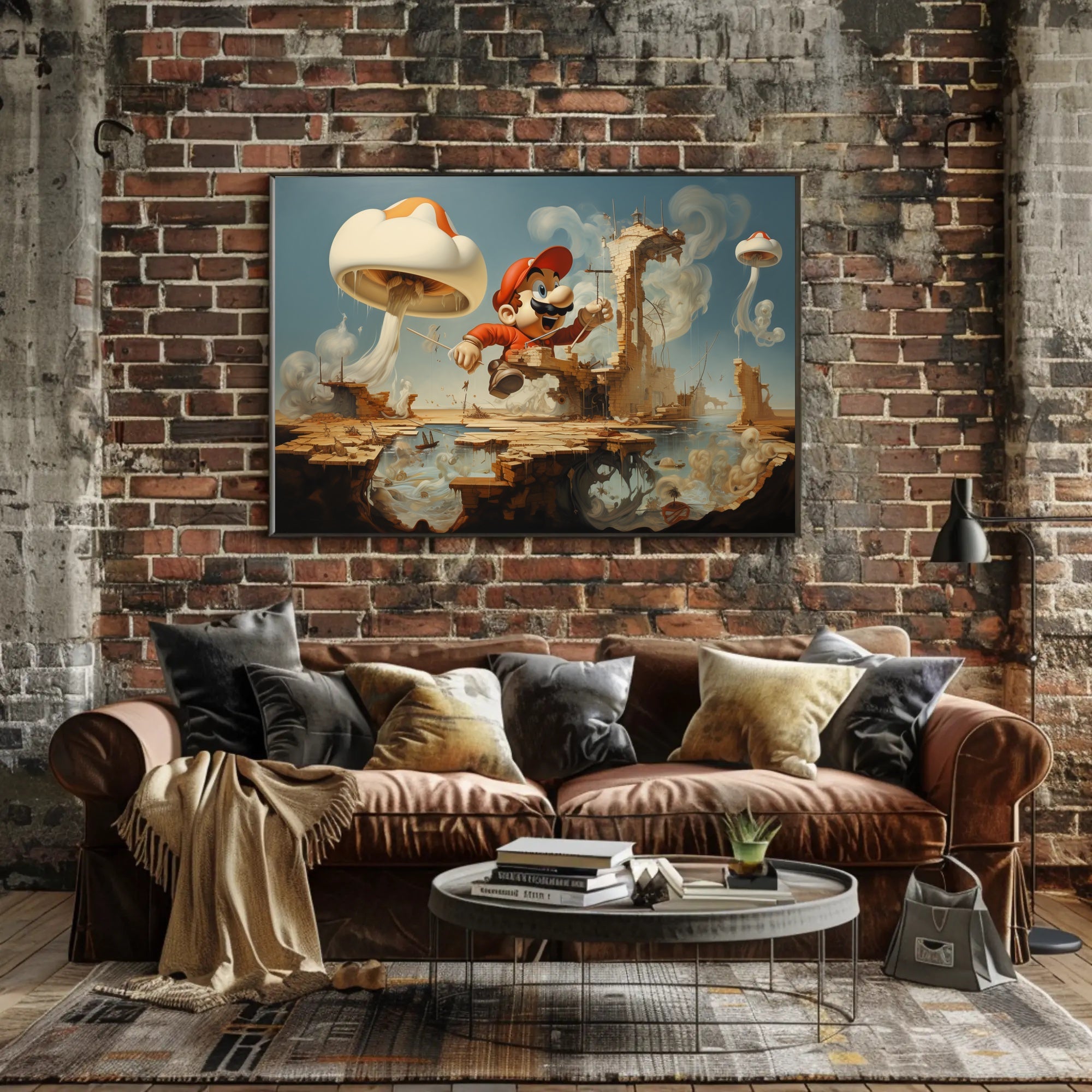 Surreal Post-Apocalyptic World Fantasy or Mythology Poster