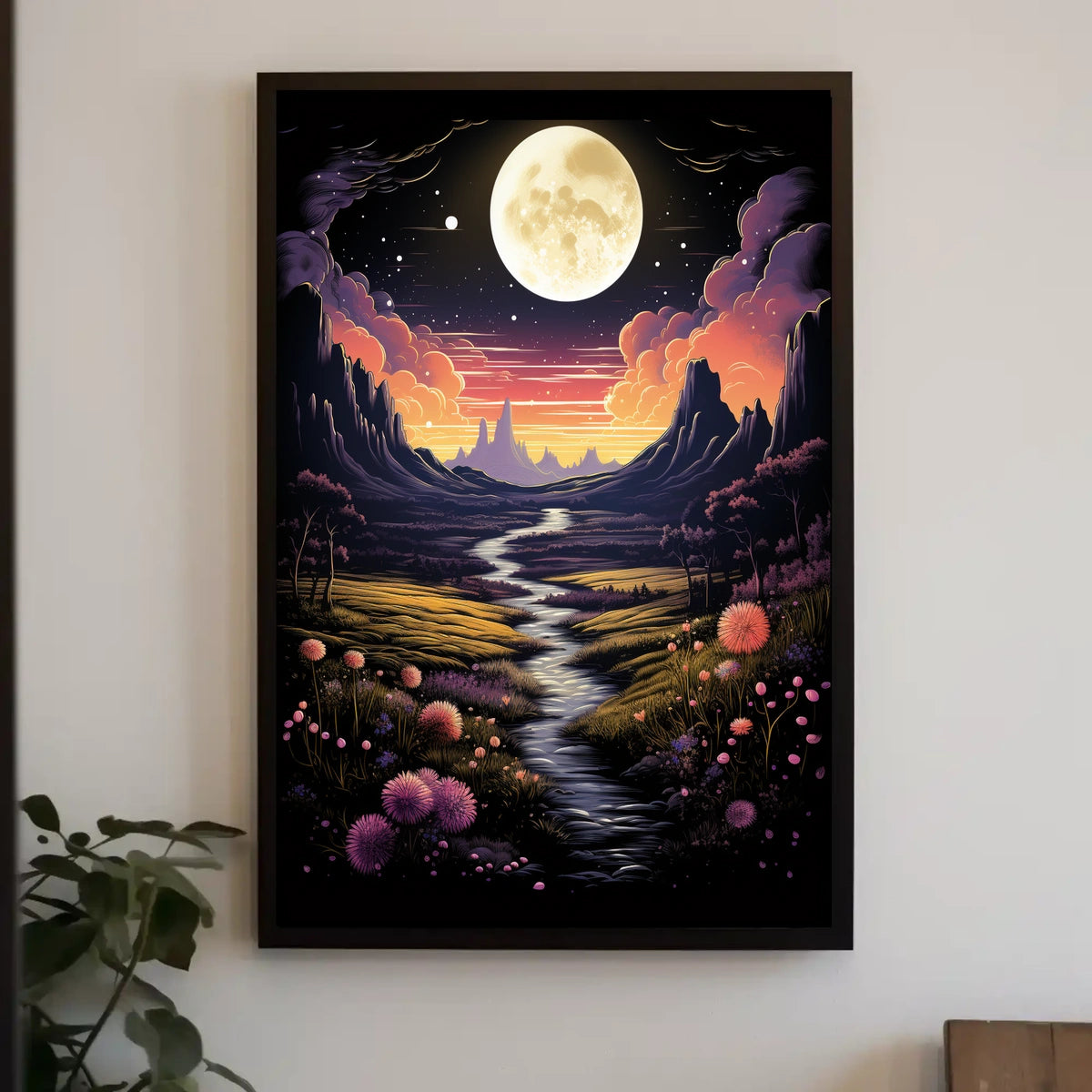 Moonlit Serenity Poster