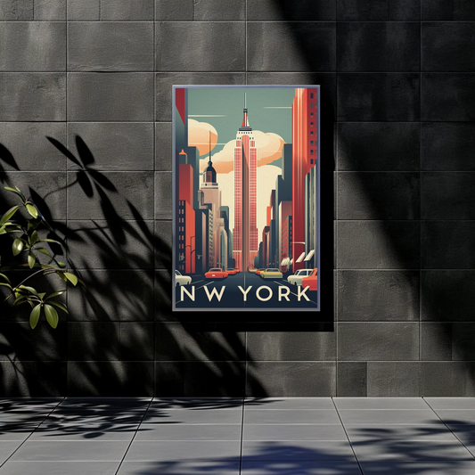 New York - Art Deco Cityscape