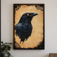 The Enigmatic Raven Poster
