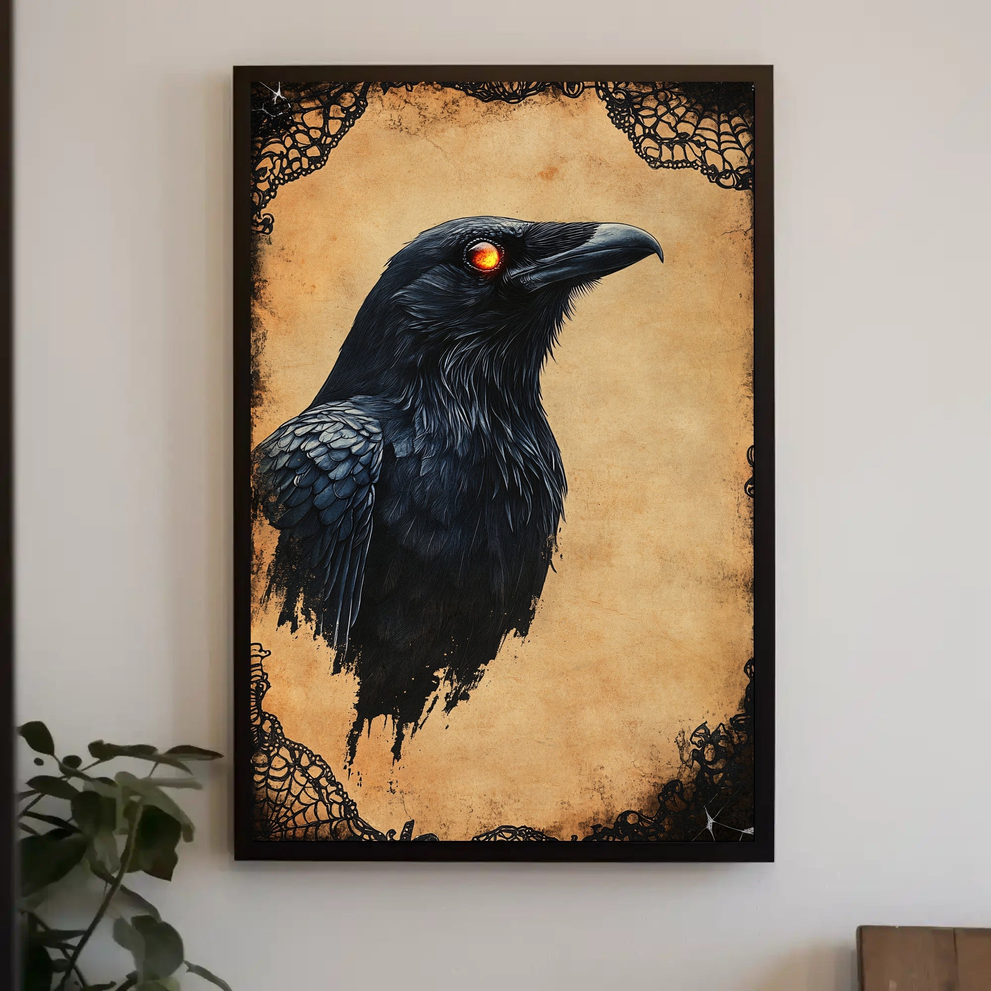 The Enigmatic Raven Poster