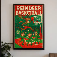 Reindeer Basketball Extravaganza Poster