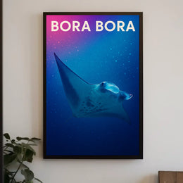 Bora Bora Underwater Adventure Poster