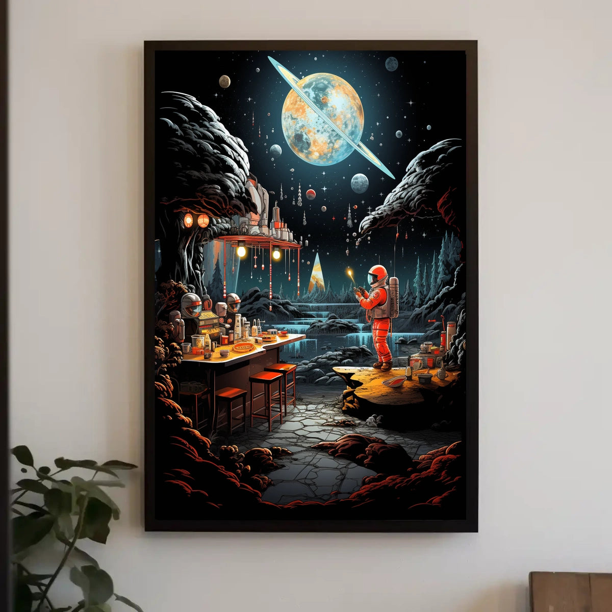 Cosmic Café Adventure Poster