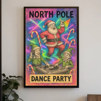 North Pole Dance Party Poster