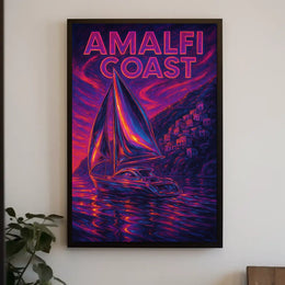 Amalfi Coast Dreamscape Poster
