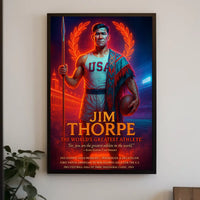 Jim Thorpe Legendary Athlete Jim Thorpe Poster