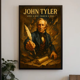 John Tyler 10th President Poster