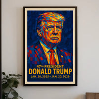 Donald Trump 47th President Poster