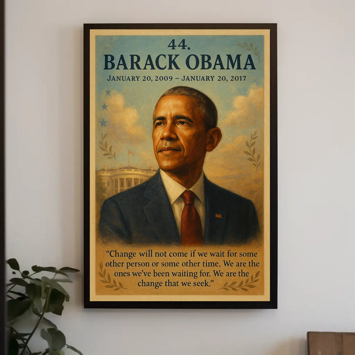 Obama Presidential Era White House Historical or Presidential Poster