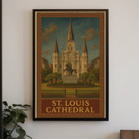 St. Louis Cathedral Poster