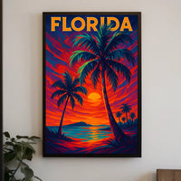 Florida Sunset Poster