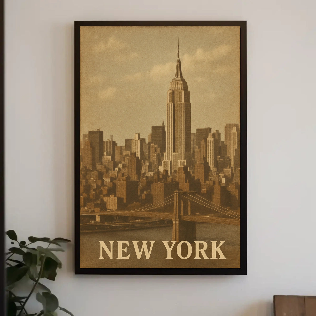 New York City Skyline Poster
