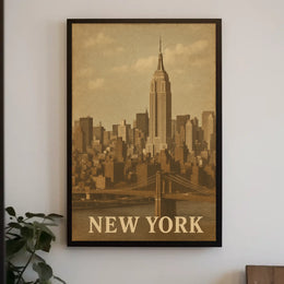 New York City Skyline Poster