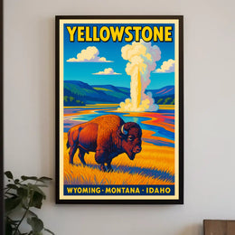 Yellowstone National Park Poster