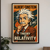 Albert Einstein Theory Of Relativity Poster