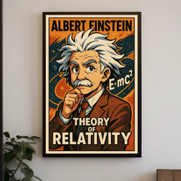 Albert Einstein Theory Of Relativity Poster
