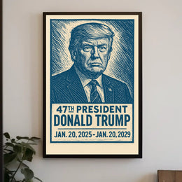 Donald Trump Vision Legacy Patriotic Minimalist Poster