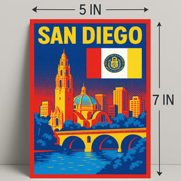 San Diego A Vibrant Cityscape Poster PosterGoat