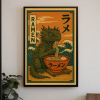 Ramen Creature Delight Poster