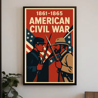 American Civil War 1861-1865 Poster