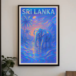 Sri Lanka A Vibrant Journey Poster