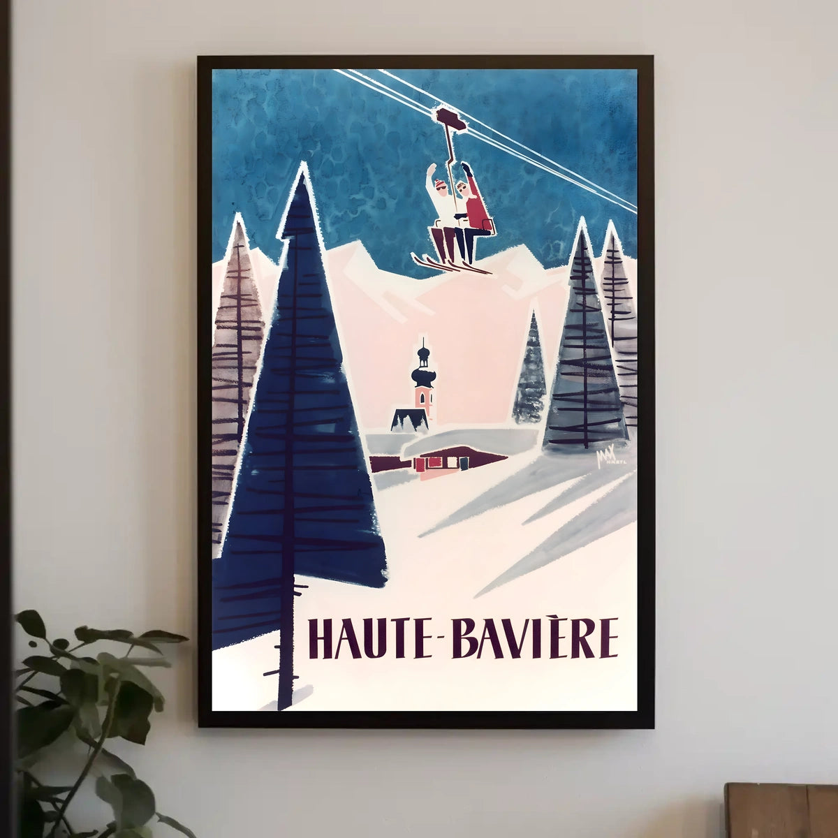 Haute-Bavière Winter Escape Poster