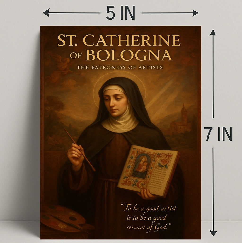 St. Catherine Of Bologna The Patroness Poster